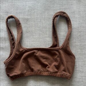 Skims camel bralette